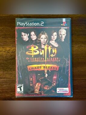 NEW SEALED Buffy the Vampire Slayer Chaos Bleeds Sony Playstation 2 PS2 CIB RARE